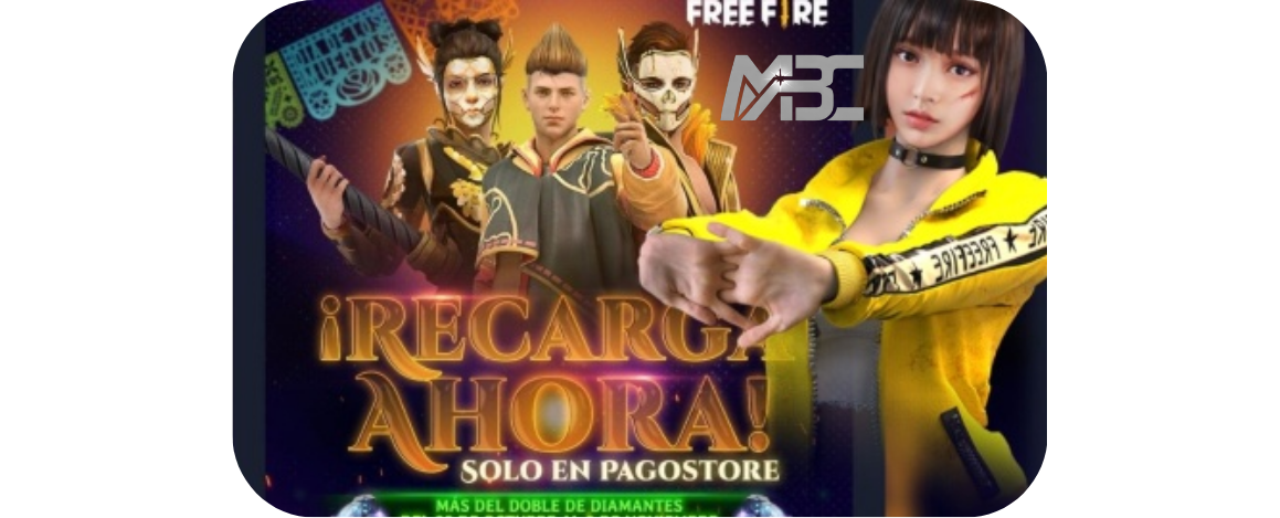 Recargas Free Fire - 2398 Diamantes